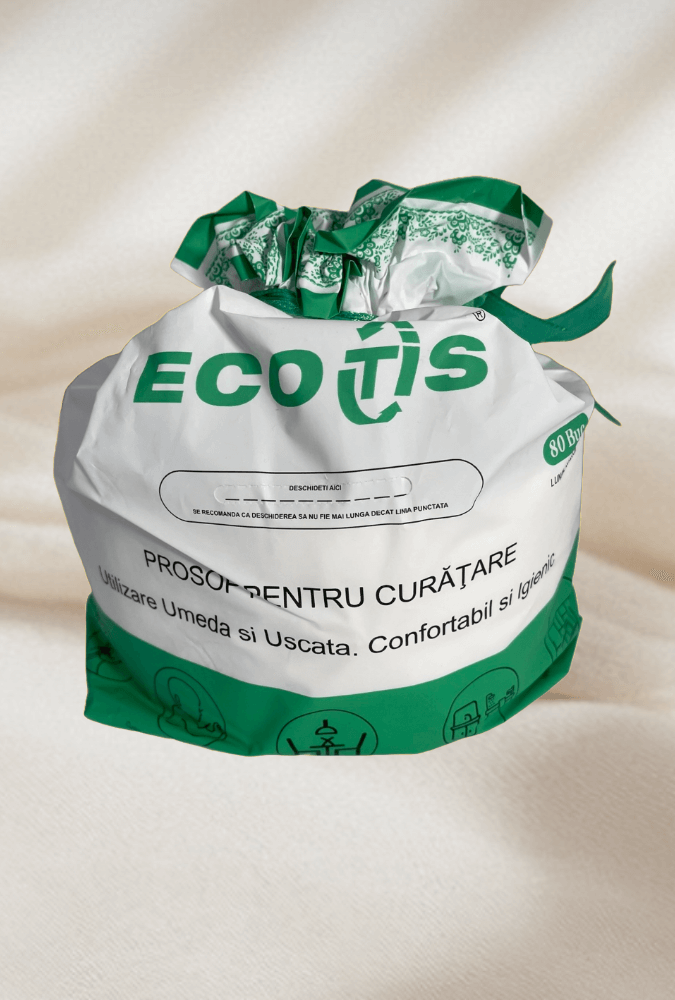 Prosop pentru curățare umed și uscat ECOTIS